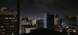 Downtown Nairobi at night