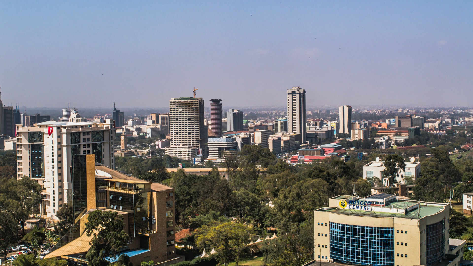 A beautiful view of Nairobi's skyline