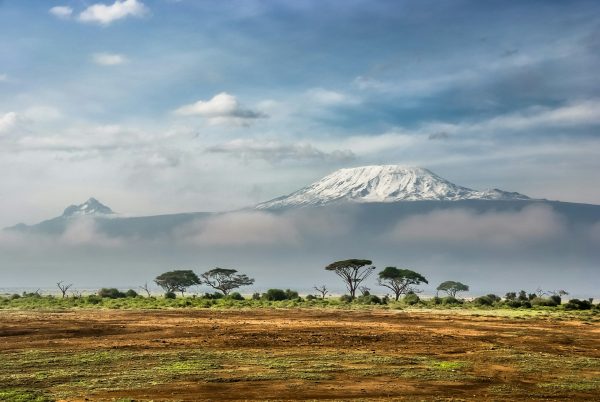 View of Mount Kilimnjaro from Amboseli National Park