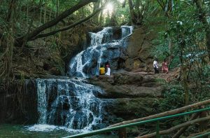 A waterfall in Karura Forest, Nairobi's best hidden gem