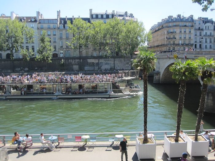 The world-famous Seine was just reopened for public swimming.