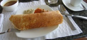 Masala Dosa. Healthy Indian street foods.