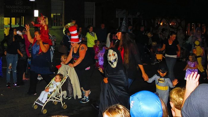 Washington Street, Salem, MA. Best Halloween destinations.