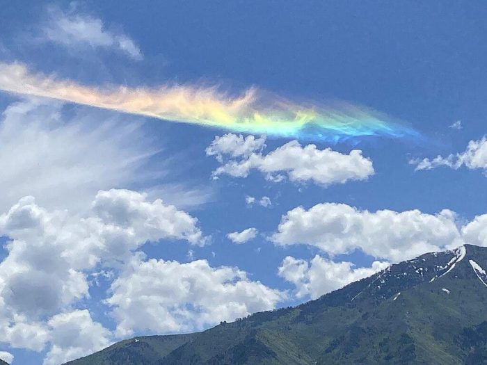 A Circumhorizontal Arc in Elk Ridge, Utah