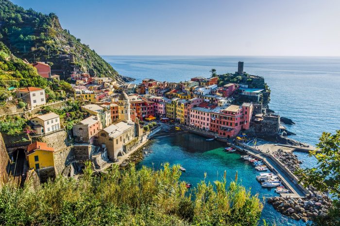A beautiful view of Cinque Terre