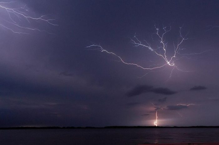 The Catatumbo Lightnin, an natural phenomenon in Venezuela