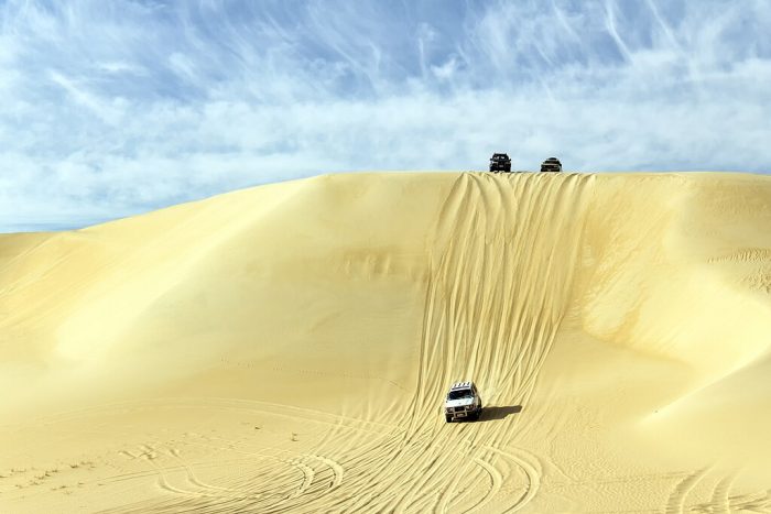 Riding Siwa's dunes. Egypian desert oasis