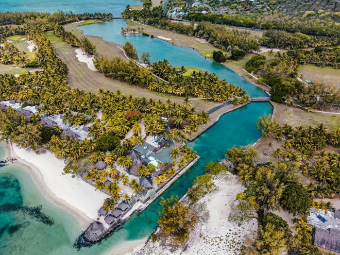 A beautiful landscape in Mauritius. The safest country in Africa