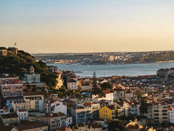 Lisbon, Portugal at sunset