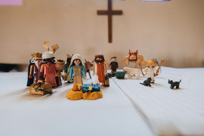 A Nativity scene in Africa. Unique Christmas traditions in Africa