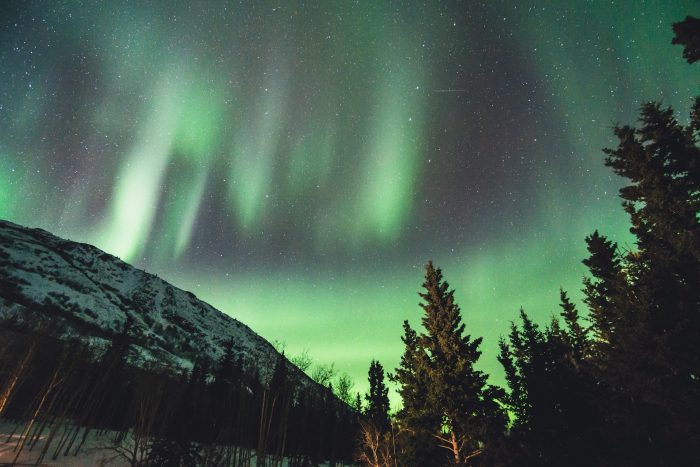 The Northern Lights in Yukon, Canada. Where to travel in November.