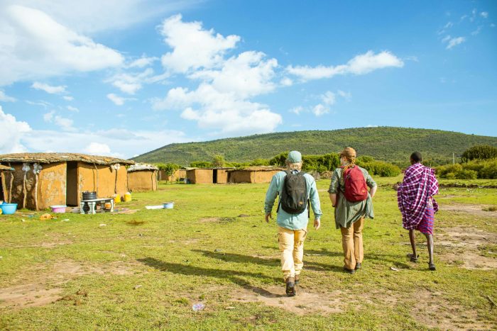 A visit to a Maasai village in Maasai Mara, Kenya