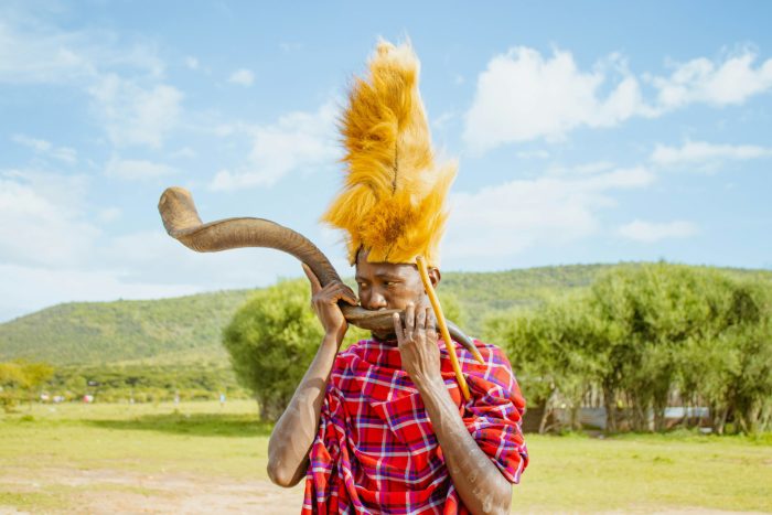 A Maasai cultural music and dance