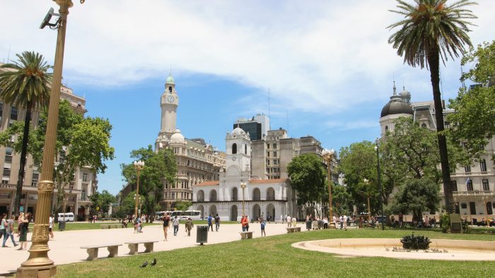 Square in Buenos Aires, Argentina